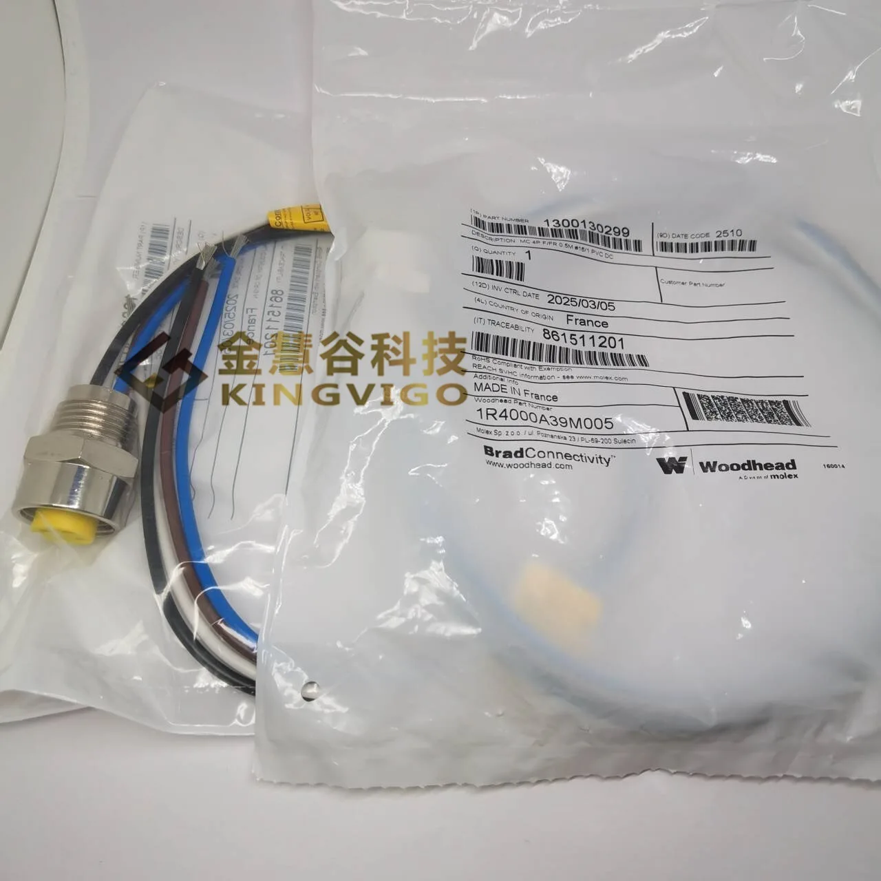 1R4000A39M005 1300130299 Molex circular connector, brand new original
1R4000A39M005 1300130299 Molex circular connector, brand new original