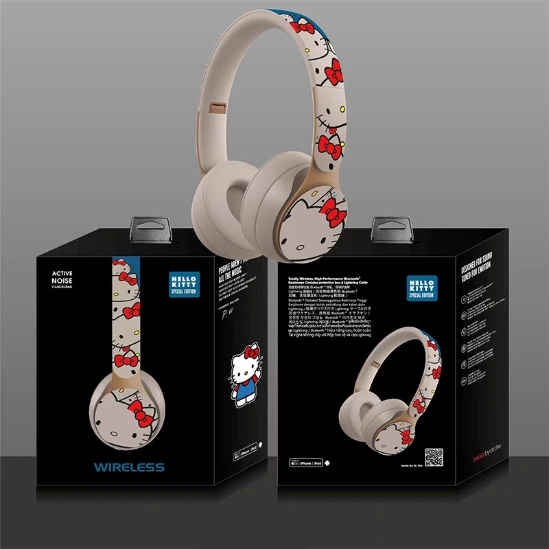 Sanrio Hello Kitty Head Mounted Earphone Anime Figure Wireless Bluetooth Stereo Intelligent Noise Reduction Christmas Gift
Sanrio Hello Kitty Head Mounted Earphone Anime Figure Wireless Bluetooth Stereo Intelligent Noise Reduction Christmas Gift