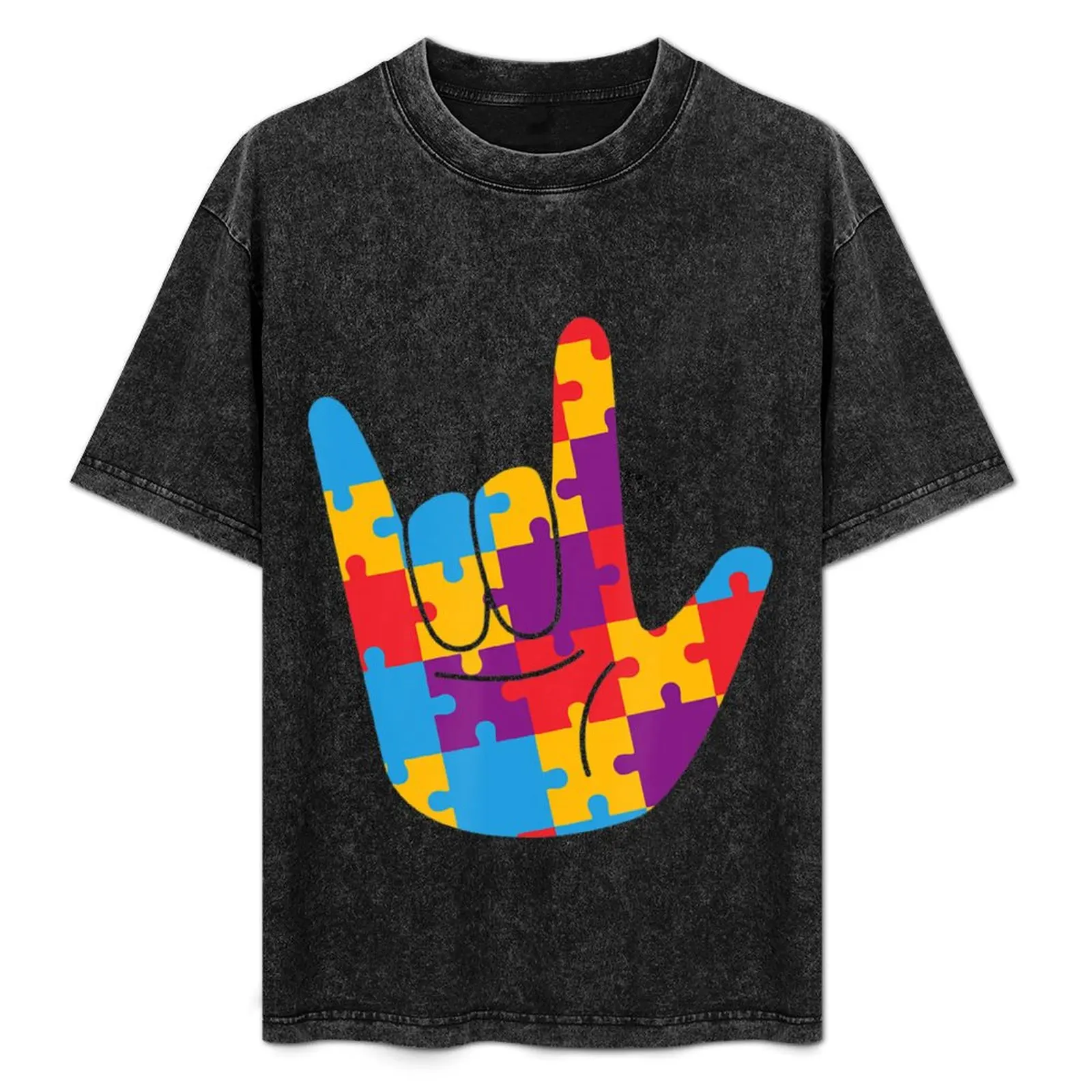 Asl Love Sign Language Autism Awareness Support Cute Puzzle T-Shirt blanks summer shirt anime t shirts shirts men graphic
Asl Love Sign Language Autism Awareness Support Cute Puzzle T-Shirt blanks summer shirt anime t shirts shirts men graphic