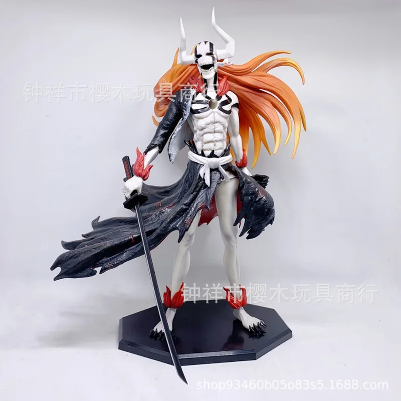 Anime Bleach Vasto Lorde Ichigo Kurosaki Pvc Figure 33Cm Full Hollow Model Statue Ornament Collection Gift For Anime Collectors
Anime Bleach Vasto Lorde Ichigo Kurosaki Pvc Figure 33Cm Full Hollow Model Statue Ornament Collection Gift For Anime Collectors