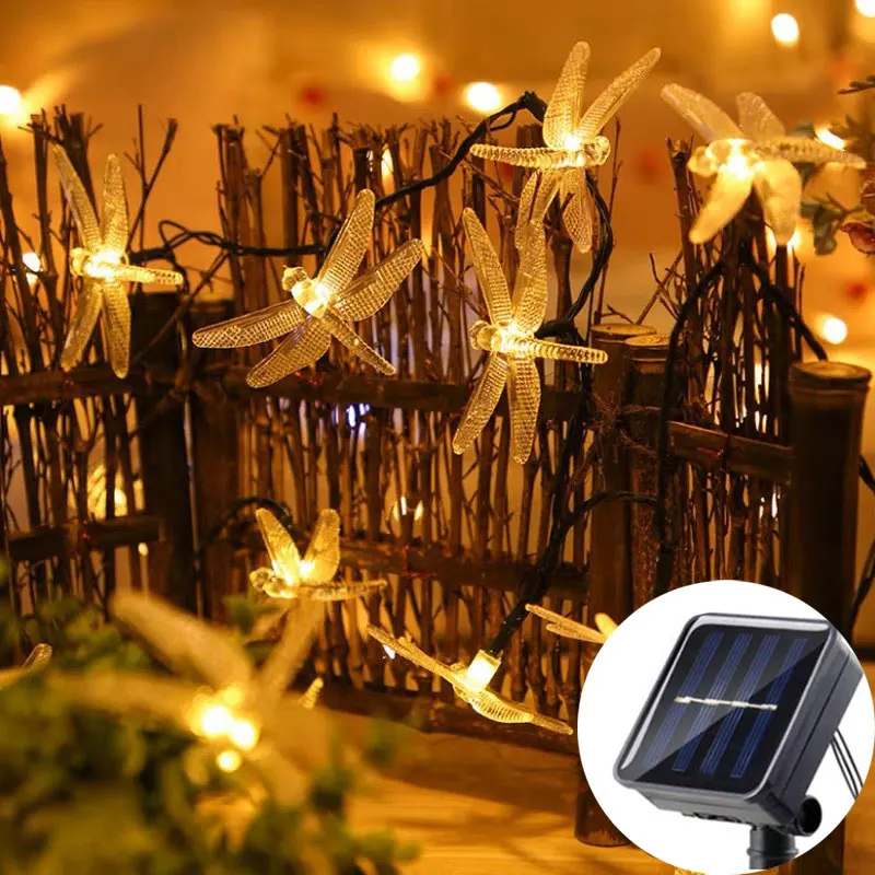 5M 20 LEDs 8 Modes Fairy Lights Solar Dragonfly String Lights Garden Wedding Xmas Tree Halloween Decoration Christmas Lights
5M 20 LEDs 8 Modes Fairy Lights Solar Dragonfly String Lights Garden Wedding Xmas Tree Halloween Decoration Christmas Lights