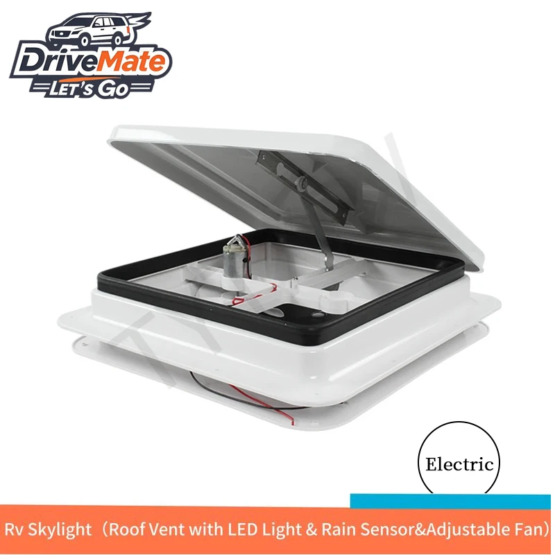 Caravan Accessories 14inch DC12V 420X420mm RV Roof Vent Manual Control Simple Singe Fan Exhaust Fan White Lid
Caravan Accessories 14inch DC12V 420X420mm RV Roof Vent Manual Control Simple Singe Fan Exhaust Fan White Lid