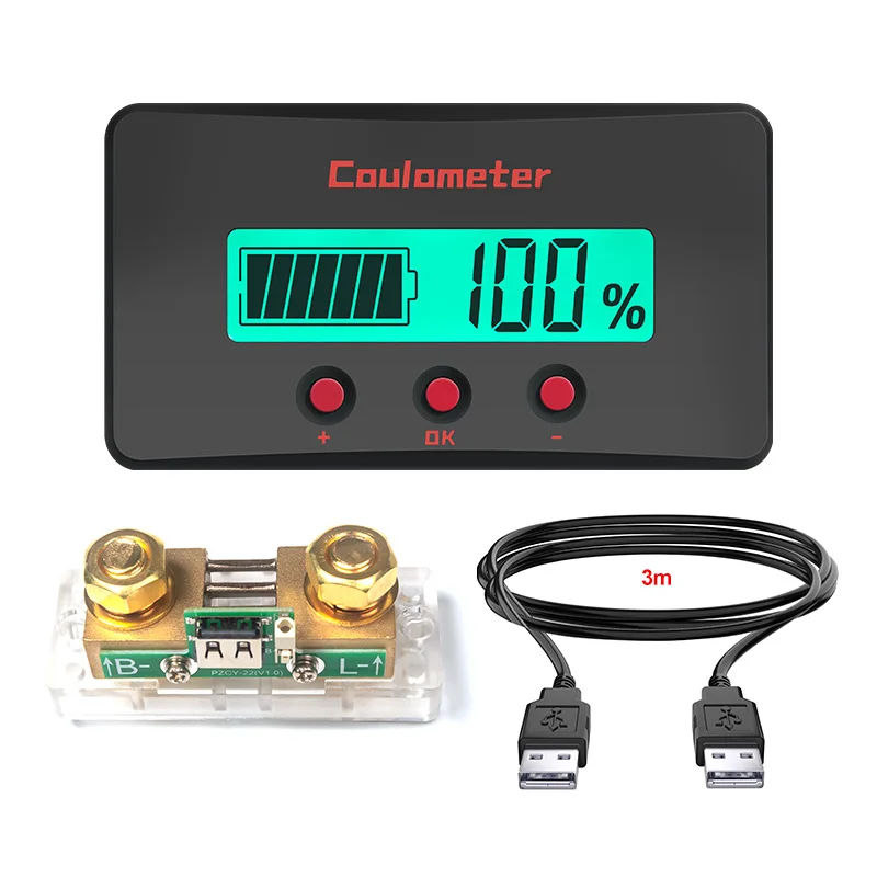 PZEM-033 Digital Battery Tester 500A LCD Display Coulomb Tester Voltmeter Ammeter Detection DC 8-120V Capacity Meter Monitor
PZEM-033 Digital Battery Tester 500A LCD Display Coulomb Tester Voltmeter Ammeter Detection DC 8-120V Capacity Meter Monitor