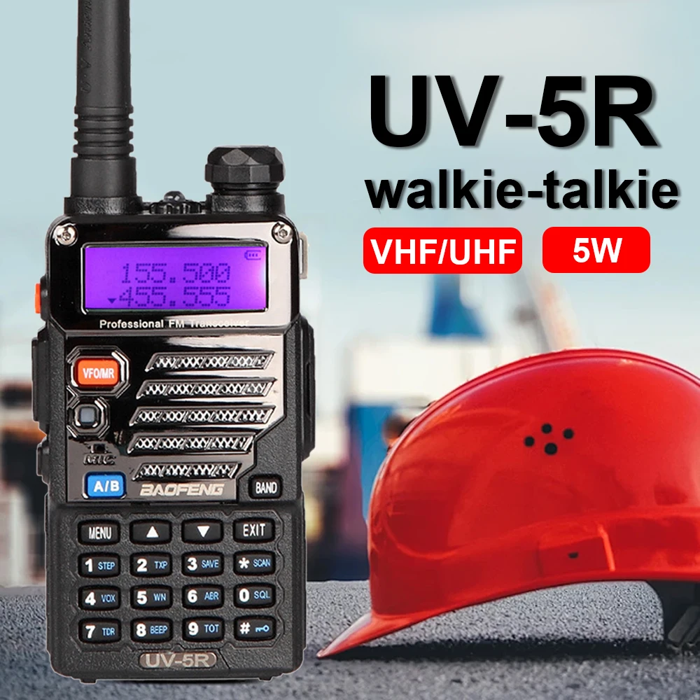 1/2 шт. Baofeng UV-5R: Мощная двухдиапазонная рация с большим радиусом действия, 128 каналов, VHF/UHF, 5 Вт, портативная, для охоты, двухсторонняя связь
1/2 шт. Baofeng UV-5R: Мощная двухдиапазонная рация с большим радиусом действия, 128 каналов, VHF/UHF, 5 Вт, портативная, для охоты, двухсторонняя связь