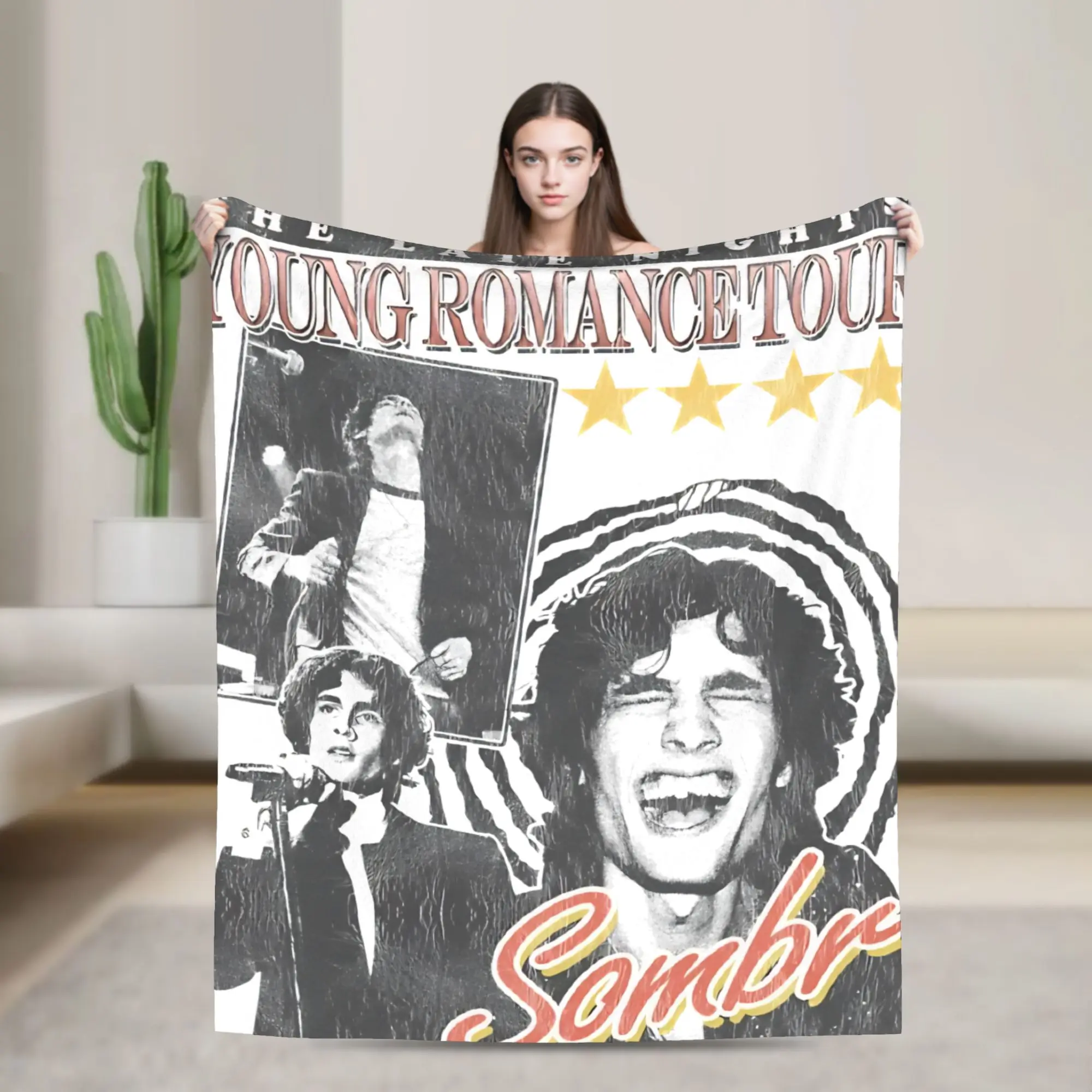 Sombr Music Blankets Quality Warm Bedding Throws Spring Airplane Travel Outdoor Pattern Bedspread
Sombr Music Blankets Quality Warm Bedding Throws Spring Airplane Travel Outdoor Pattern Bedspread