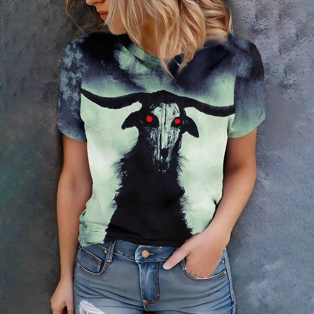 2025 New 3D Sheep Head Face Pattern Printed Casual Women's Top, Vacation Style Women's T-shirt
2025 New 3D Sheep Head Face Pattern Printed Casual Women's Top, Vacation Style Women's T-shirt