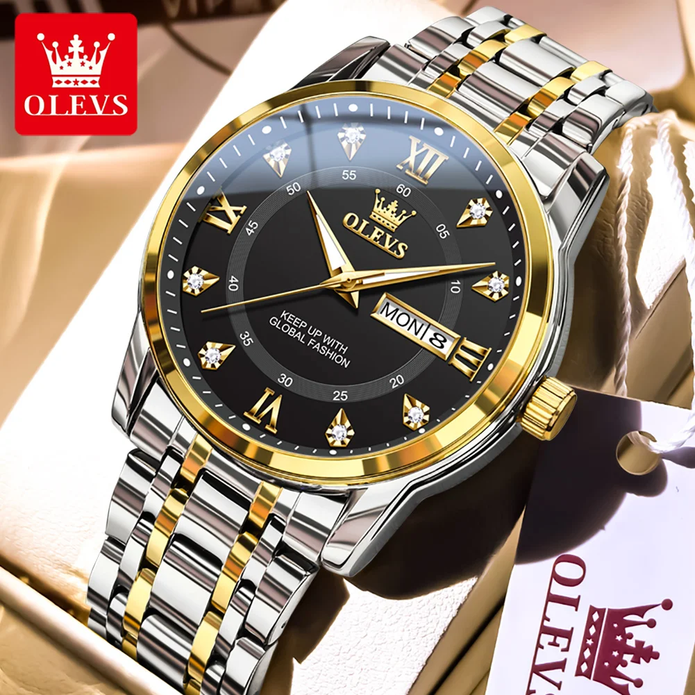 OELVS 5513 Quartz Watches Top Brand Original Wristwatch Waterproof Stainless Steel Scratch-Resistant Mirror Watch For Man Woman
OELVS 5513 Quartz Watches Top Brand Original Wristwatch Waterproof Stainless Steel Scratch-Resistant Mirror Watch For Man Woman