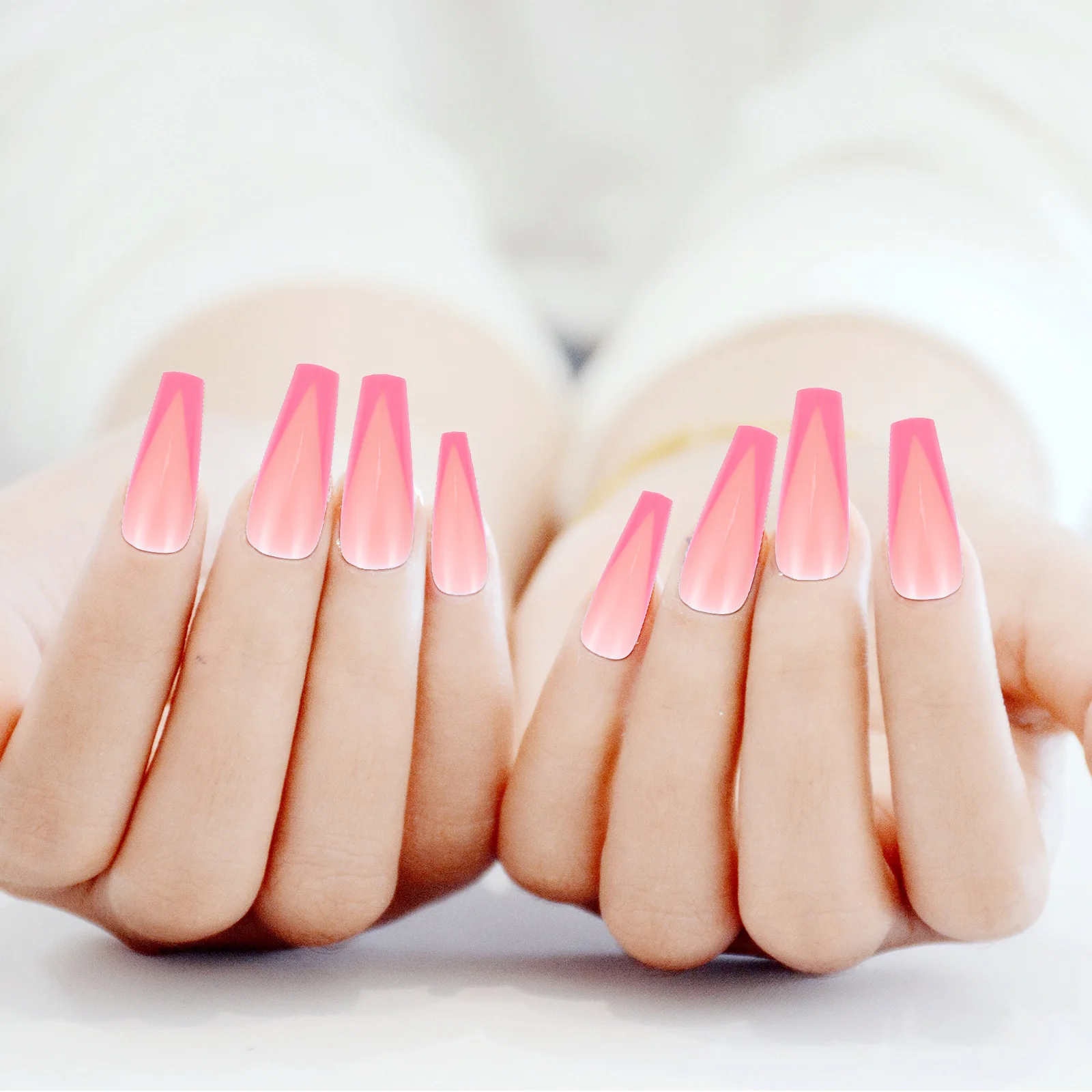 2Sets French Fake Nails Long Ballerina Coffin False Nails Full Cover Manicure Beauty Tools False Nail Ballet Fake Nail
2Sets French Fake Nails Long Ballerina Coffin False Nails Full Cover Manicure Beauty Tools False Nail Ballet Fake Nail