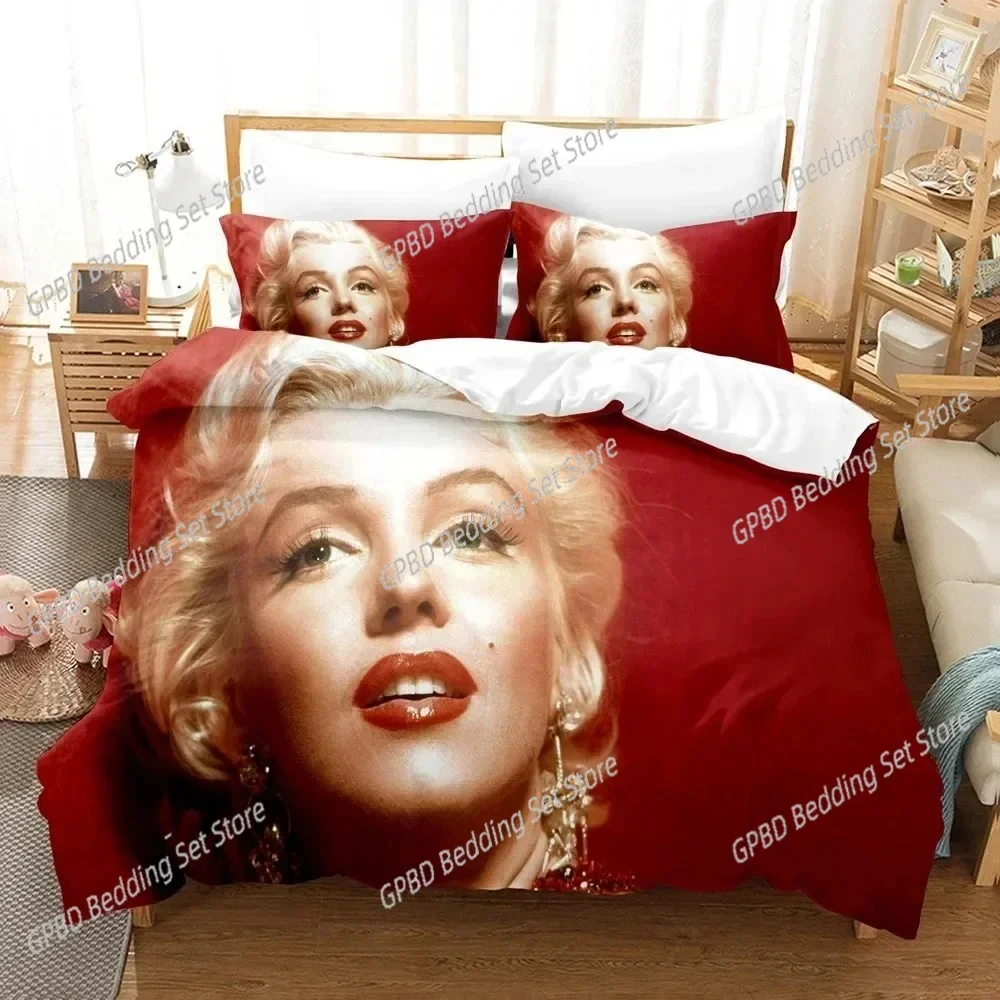 3D Printed Marilyn Monroe Bedding Set Pillowcase Duvet Cover Double Twin Full Queen King Adult Kids Quilt Cover
3D Printed Marilyn Monroe Bedding Set Pillowcase Duvet Cover Double Twin Full Queen King Adult Kids Quilt Cover