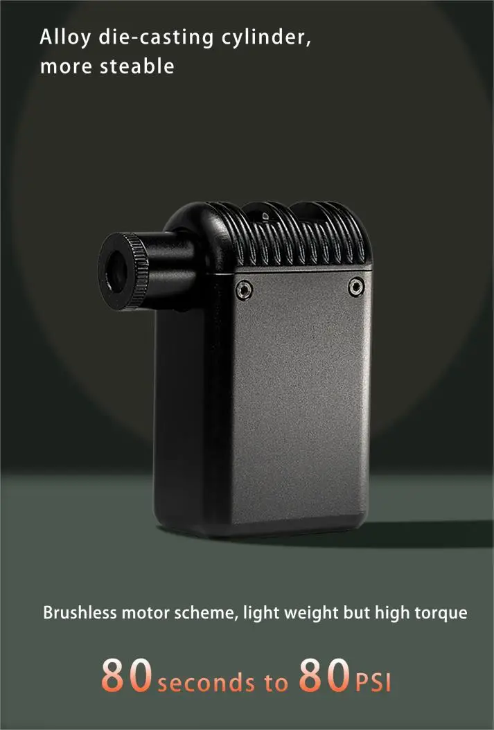 Электрический мини-насос для шин Тип c/usb-зарядка, воздушный насос с шаровой головкой, аккумулятор 350 мАч, 100 ps, велосипедный насос для клапанов Presta/schrader
Электрический мини-насос для шин Тип c/usb-зарядка, воздушный насос с шаровой головкой, аккумулятор 350 мАч, 100 ps, велосипедный насос для клапанов Presta/schrader