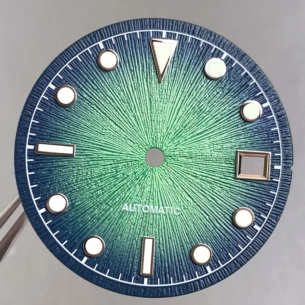 29mm Sunburst Black Blue Green Red Watch Dial Hand Set Fit Miyota 8215 PT5000 Automatic Movement For Dive Men Watch Parts
29mm Sunburst Black Blue Green Red Watch Dial Hand Set Fit Miyota 8215 PT5000 Automatic Movement For Dive Men Watch Parts