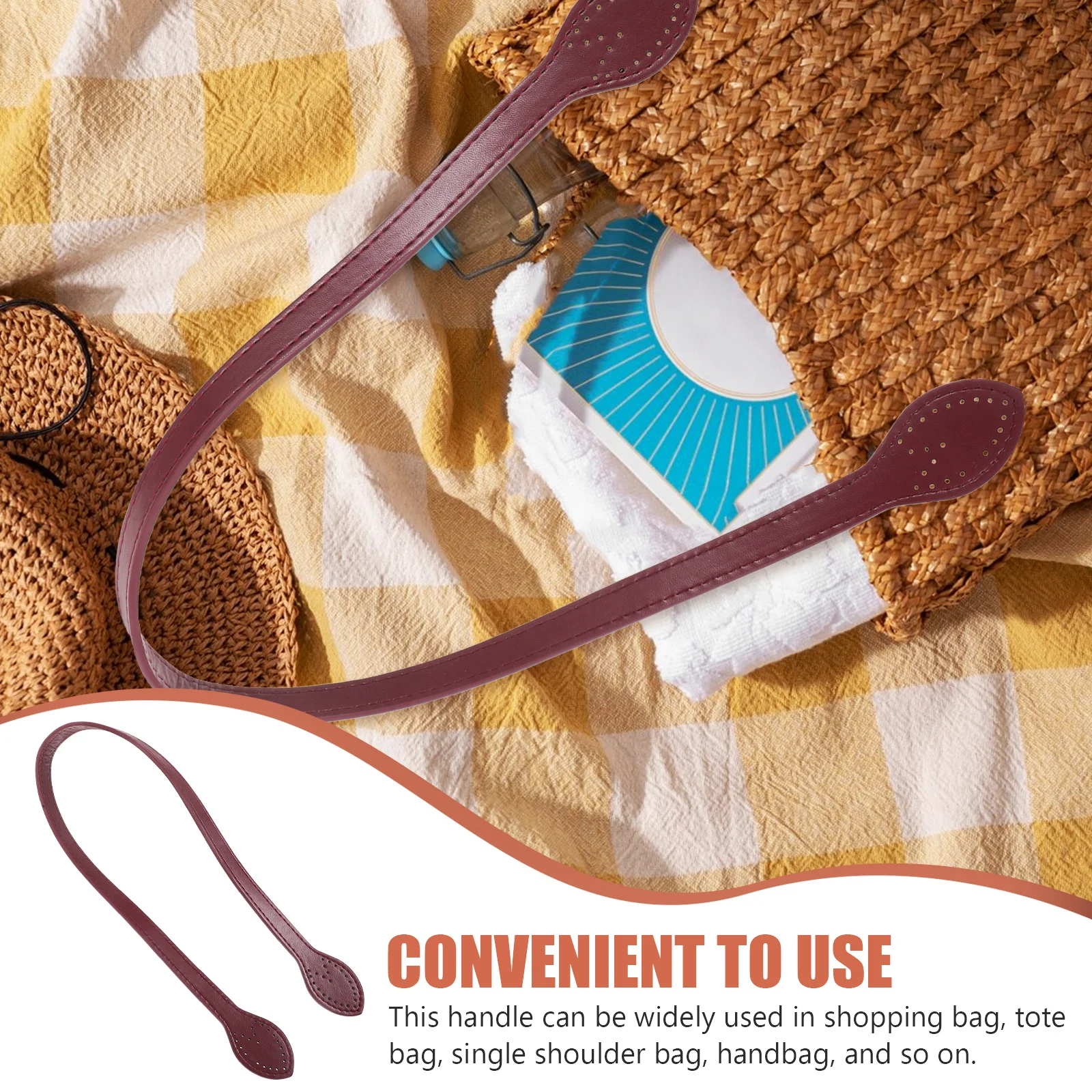 2Pcs Bag Handles PU Replacement Purse Tote Handles Durable Ergonomic Grip for DIY Handbag Repair Accessories
2Pcs Bag Handles PU Replacement Purse Tote Handles Durable Ergonomic Grip for DIY Handbag Repair Accessories