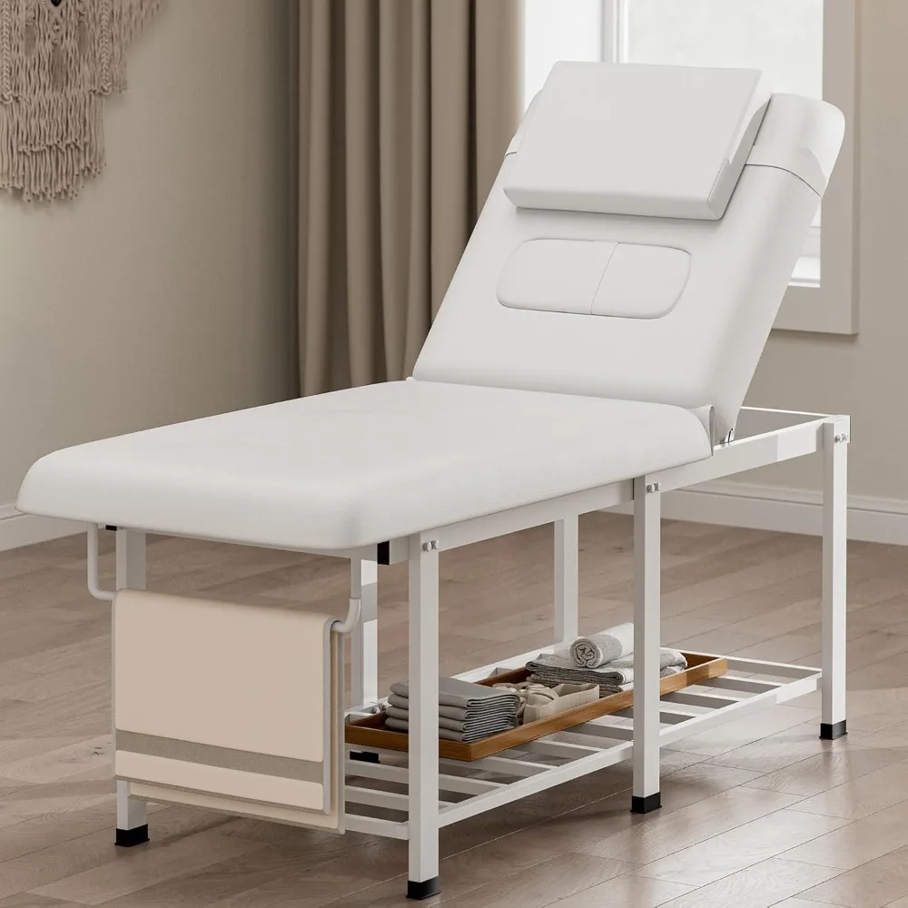 Stationary Spa Massage Table, 0-70°Recline Backrest Physical Therapy Bed, Professional Exam Table for Treatment, Beauty,
Stationary Spa Massage Table, 0-70°Recline Backrest Physical Therapy Bed, Professional Exam Table for Treatment, Beauty,