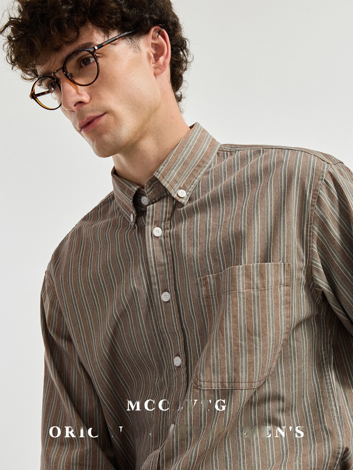 MCCEVTG American Style Casual Striped Pure Cotton Men's Shirt Loose Youth Retro Workwear Spring Season Long Sleeve Button up
MCCEVTG American Style Casual Striped Pure Cotton Men's Shirt Loose Youth Retro Workwear Spring Season Long Sleeve Button up