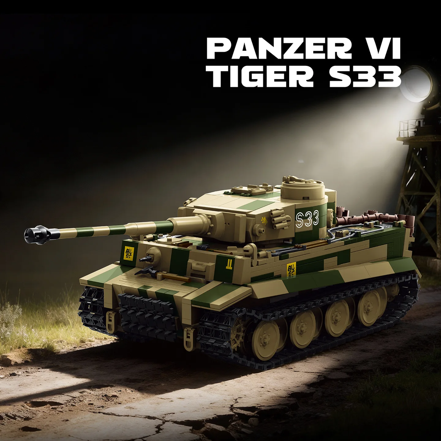 Tiger Tank Camouflage Grenadier Division Heavy Armored Company Assembly Model Building Blocks High Difficulty
Tiger Tank Camouflage Grenadier Division Heavy Armored Company Assembly Model Building Blocks High Difficulty