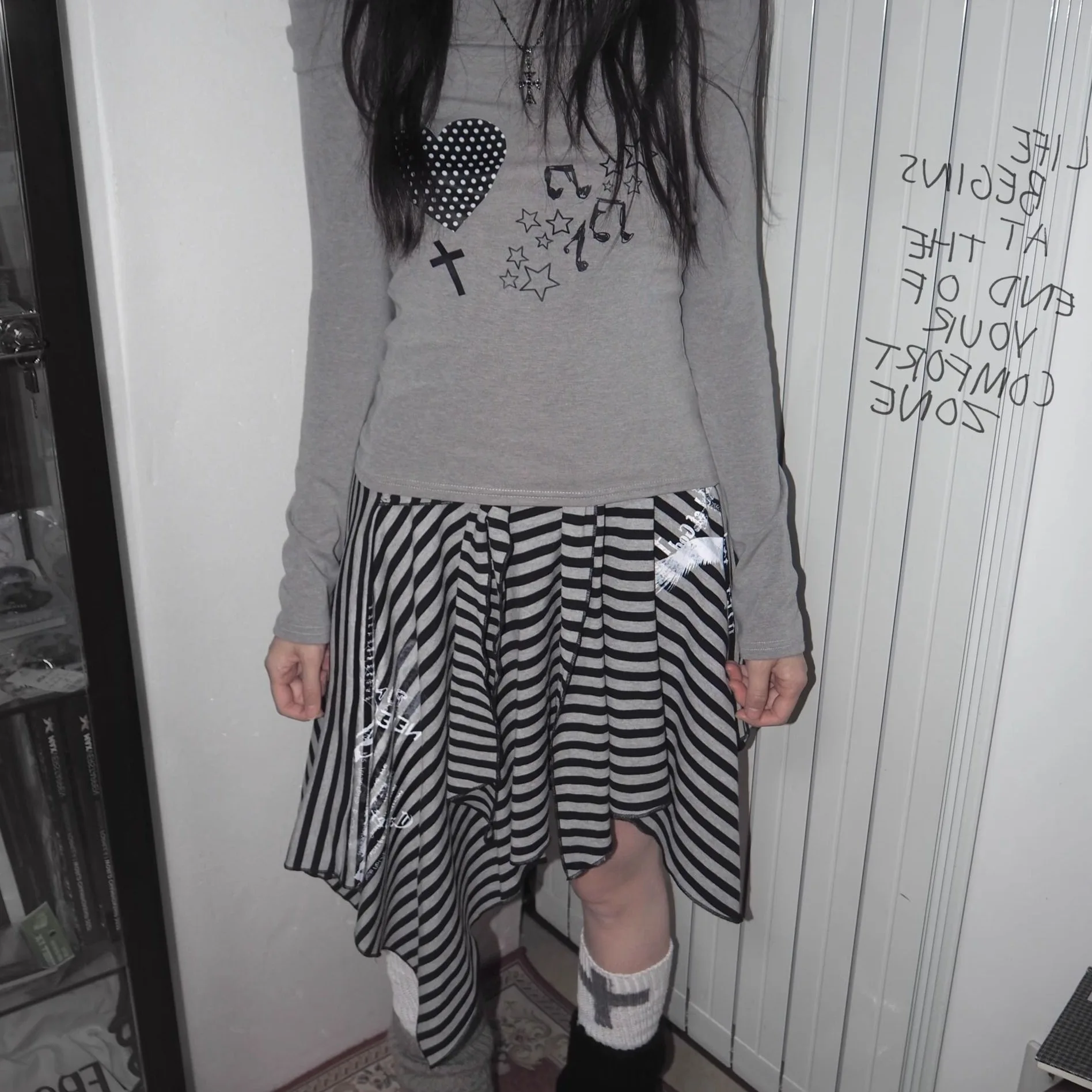 Style Harajuku Striped Skirt Women Vintage Gothic Y2k Grunge Mini Skirt Punk Irregular Streetwear Short Skirts
Style Harajuku Striped Skirt Women Vintage Gothic Y2k Grunge Mini Skirt Punk Irregular Streetwear Short Skirts