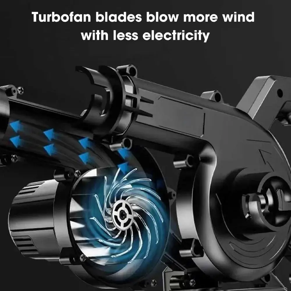 Dual-Function Electric Leaf Blower 21 V Power High-power Dust Blower Suction Cleaner 2-in-1 Design Strong Suction
Dual-Function Electric Leaf Blower 21 V Power High-power Dust Blower Suction Cleaner 2-in-1 Design Strong Suction
