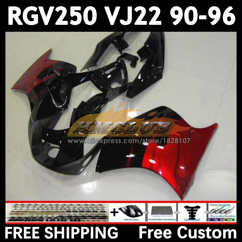 Red Flames RGV250 For SUZUKI VJ22 1990 1991 1992 1993 1994 1995 1996 19No.21 RGV-250 VJ 22 RGV 250 90 91 92 93 94 95 96 Fairing
Red Flames RGV250 For SUZUKI VJ22 1990 1991 1992 1993 1994 1995 1996 19No.21 RGV-250 VJ 22 RGV 250 90 91 92 93 94 95 96 Fairing