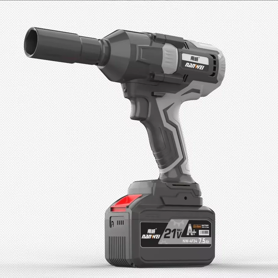 Power Tools High Torque 600N.m 12.7mm 1/2 Inch Lithium Battery Electric Cordless Brushless Impact Wrench
Power Tools High Torque 600N.m 12.7mm 1/2 Inch Lithium Battery Electric Cordless Brushless Impact Wrench