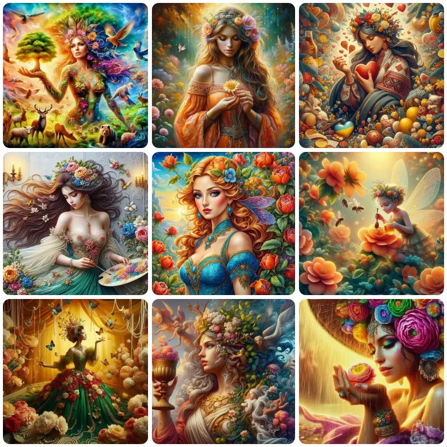 DIY Fantasy Forest Goddess Floral Lady Jigsaw Puzzle, Mother Nature Elf Painter Fairy Portrait Home Decor Wall Hanging Gift
DIY Fantasy Forest Goddess Floral Lady Jigsaw Puzzle, Mother Nature Elf Painter Fairy Portrait Home Decor Wall Hanging Gift