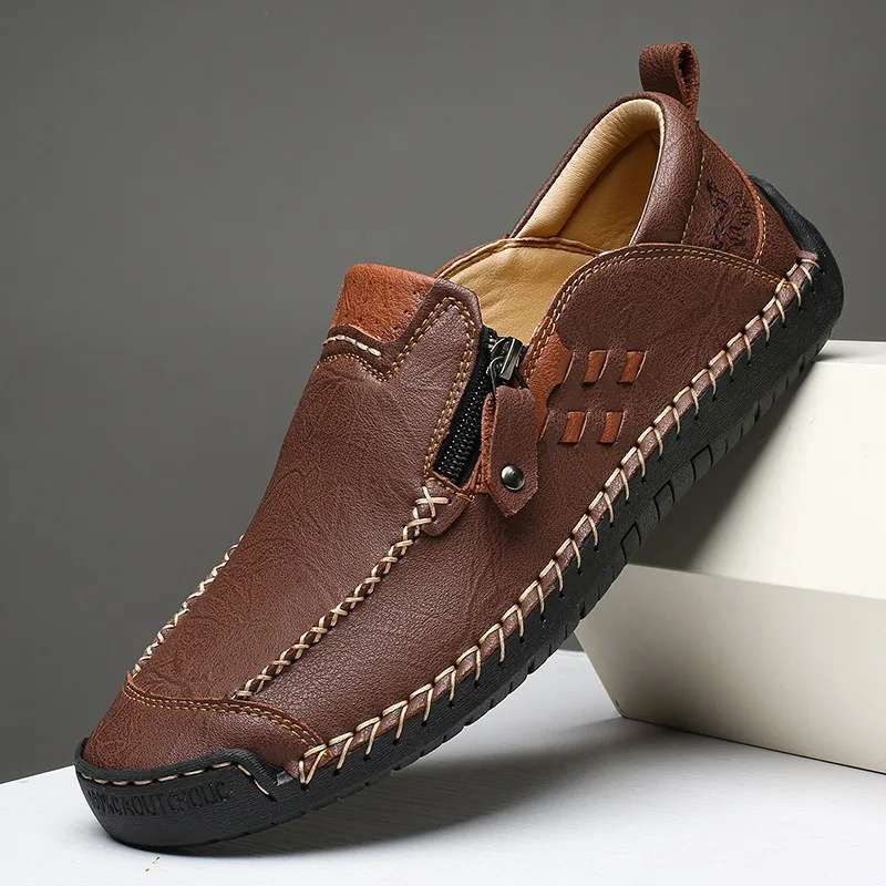 Spring and Autumn Men's Casual Leather Shoes Large Bean Shoes Men's Fashion Leather Casual Single Shoes Trendy
Spring and Autumn Men's Casual Leather Shoes Large Bean Shoes Men's Fashion Leather Casual Single Shoes Trendy