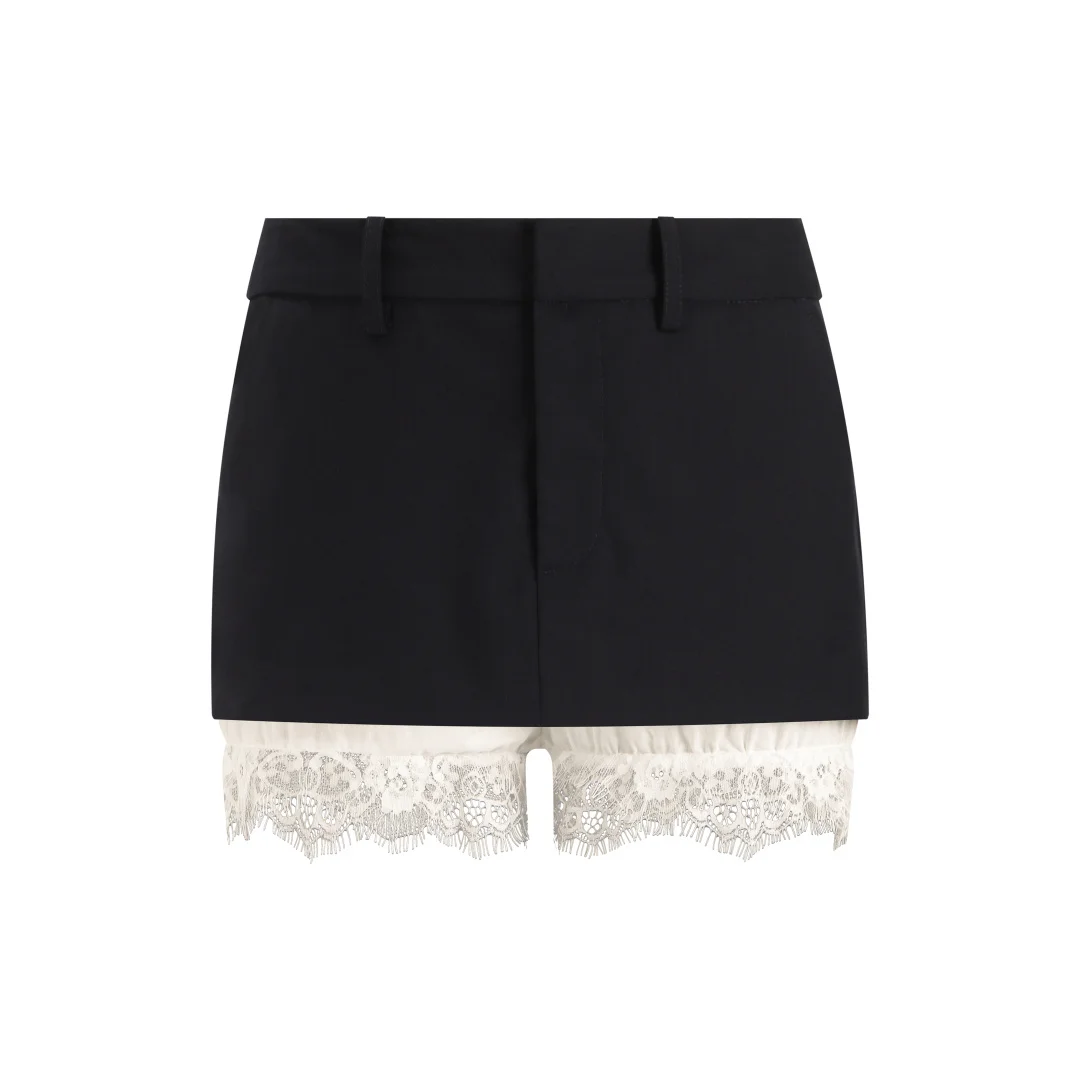 Women's Black Shorts — Lace-Paneled, High-Waisted, Versatile Shorts | Summer 2026 New Arrival | Women's Clothing
Women's Black Shorts — Lace-Paneled, High-Waisted, Versatile Shorts | Summer 2026 New Arrival | Women's Clothing