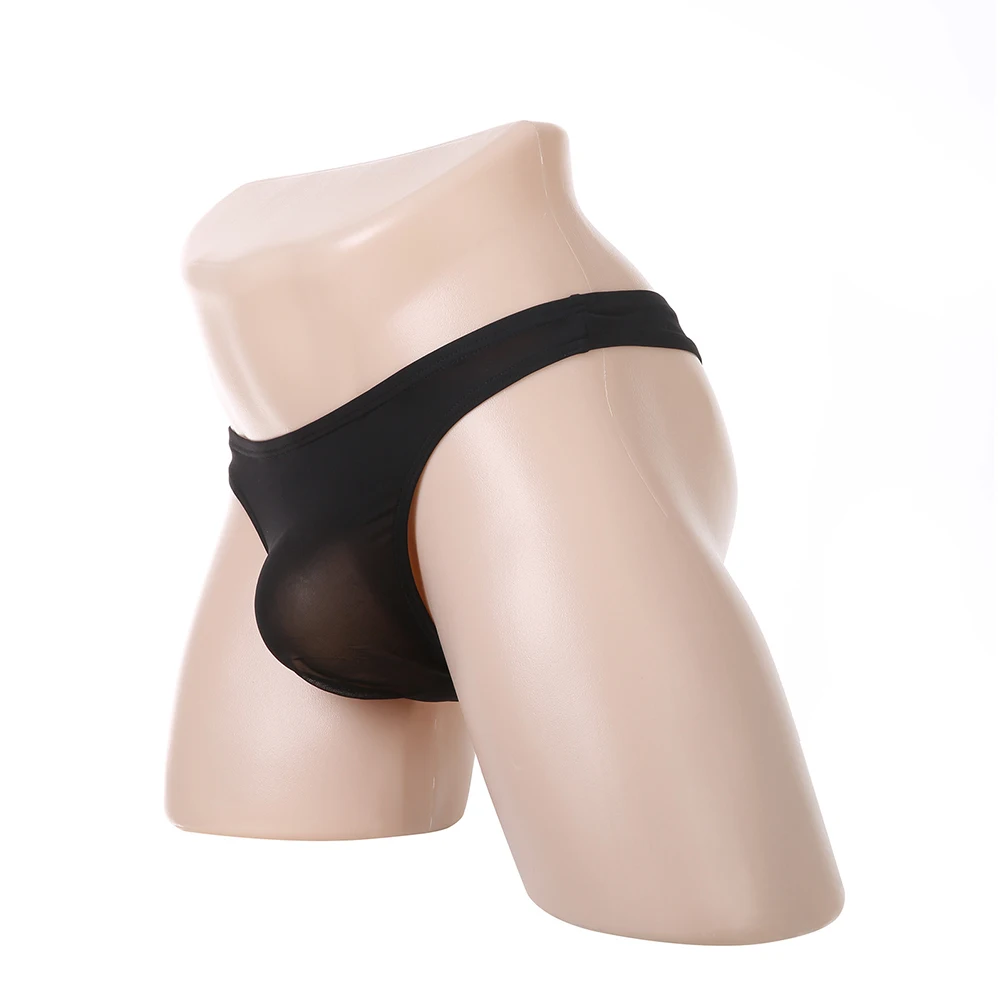 Comfortable Sexy G-strings For Men Breathable Underwear Ice Silk Briefs Black Mens G-Strings Bulge Pouch Comfort Fit
Comfortable Sexy G-strings For Men Breathable Underwear Ice Silk Briefs Black Mens G-Strings Bulge Pouch Comfort Fit