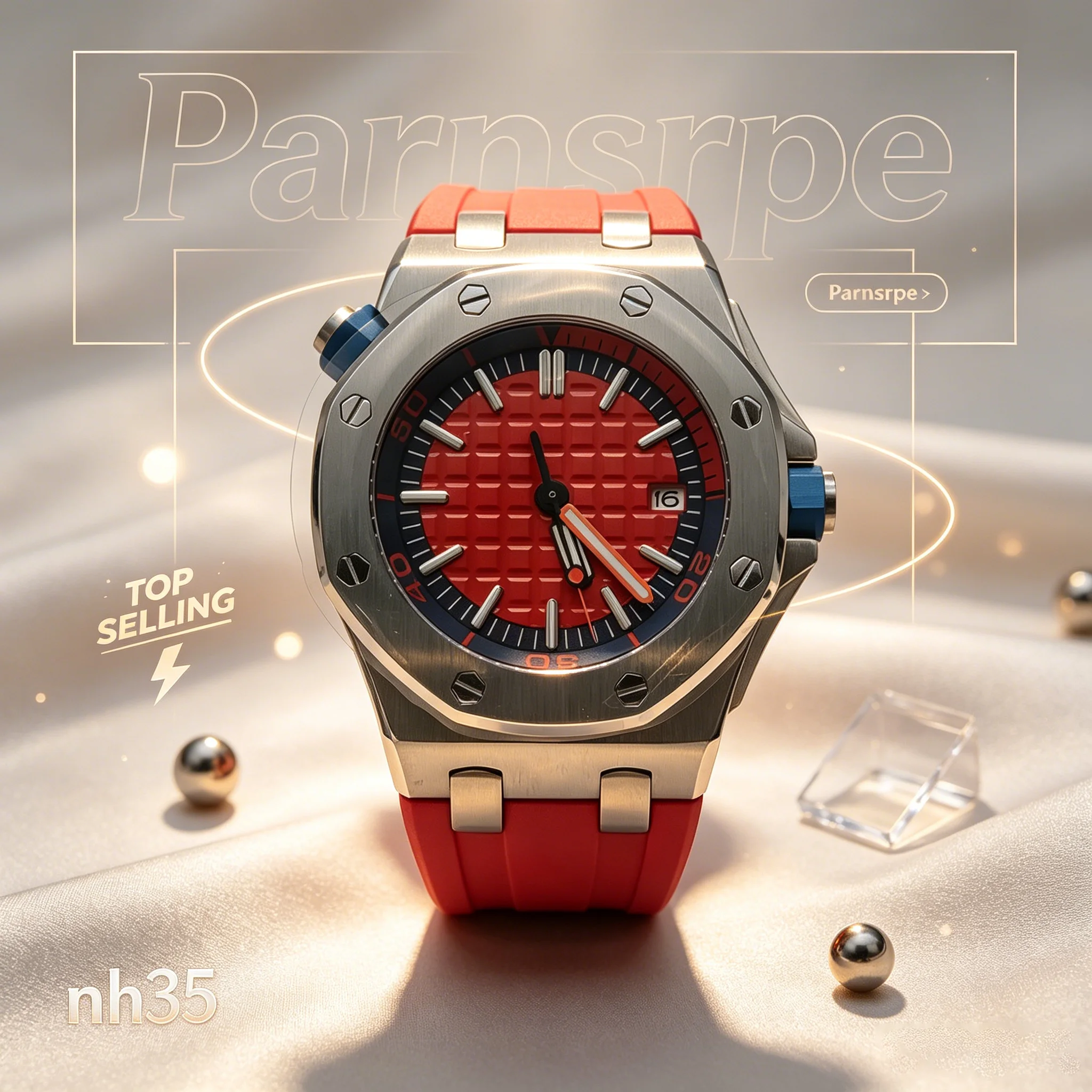Luxury Sports Automatic Watch for Men NH35 Sapphire Crystal Octagonal Bezel Waterproof Stainless Steel Mechanical Wristwatch
Luxury Sports Automatic Watch for Men NH35 Sapphire Crystal Octagonal Bezel Waterproof Stainless Steel Mechanical Wristwatch