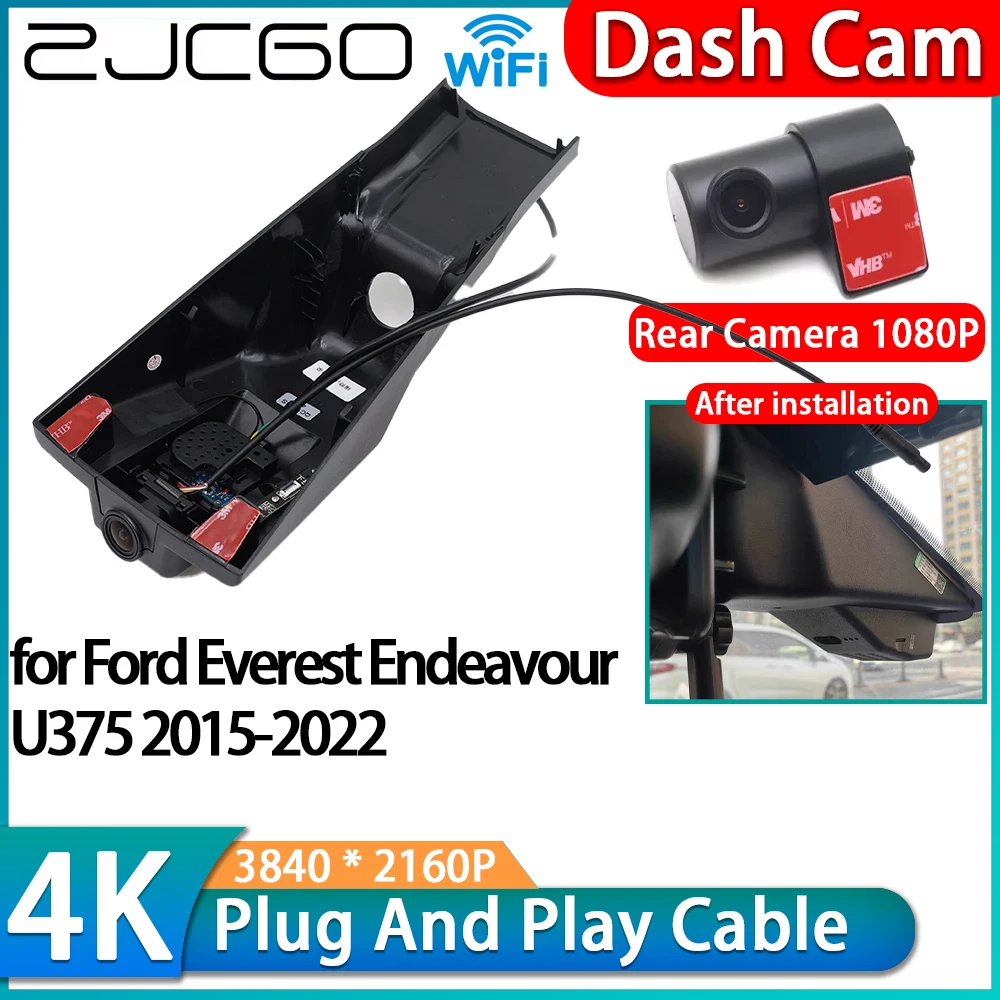 ZJCGO for Ford Everest Endeavour U375 2015-2022 4K 2160P Wifi DVR OEM Car Video Recorder Dash Cam Front Rear Camera
ZJCGO for Ford Everest Endeavour U375 2015-2022 4K 2160P Wifi DVR OEM Car Video Recorder Dash Cam Front Rear Camera