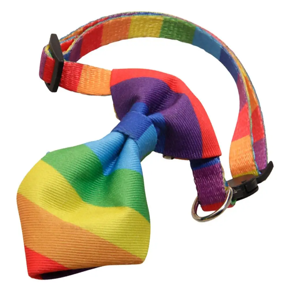 Rainbow Bowtie Adjustable Pet Accessories Lightweight Dog Collar Decorative Kitten Cloth Bow Tie Portable Dog Bowtie Cute Cat
Rainbow Bowtie Adjustable Pet Accessories Lightweight Dog Collar Decorative Kitten Cloth Bow Tie Portable Dog Bowtie Cute Cat