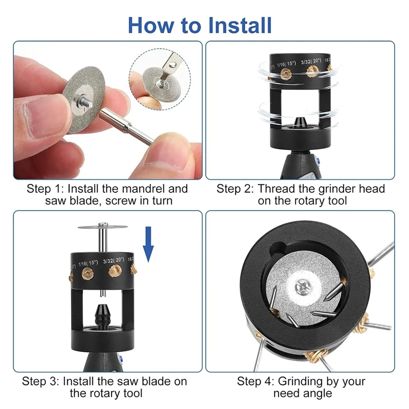 Aluminum Sharpener Welding Tungsten Grinder Head Tool, Tungsten Electrode Sharpener Grinder Head For TIG Welding Rotary
Aluminum Sharpener Welding Tungsten Grinder Head Tool, Tungsten Electrode Sharpener Grinder Head For TIG Welding Rotary