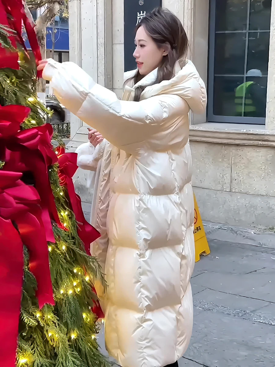 Faionable Thiened Fce White Du down Jaet Women's Mid-Length Padded Coat Warm Sli Trendy Winter Outerwear
Faionable Thiened Fce White Du down Jaet Women's Mid-Length Padded Coat Warm Sli Trendy Winter Outerwear