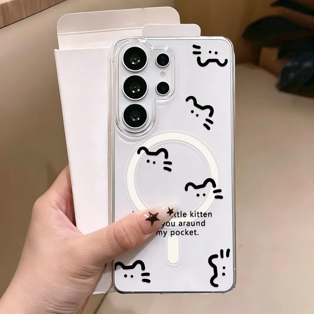 Cute Black Cat Phone Case For Samsung S25 S26 Ultra Case A57 A37 A56 A55 A36 A35 A17 A16 A07 S24 S23 Cover Soft Silicone Cover
Cute Black Cat Phone Case For Samsung S25 S26 Ultra Case A57 A37 A56 A55 A36 A35 A17 A16 A07 S24 S23 Cover Soft Silicone Cover