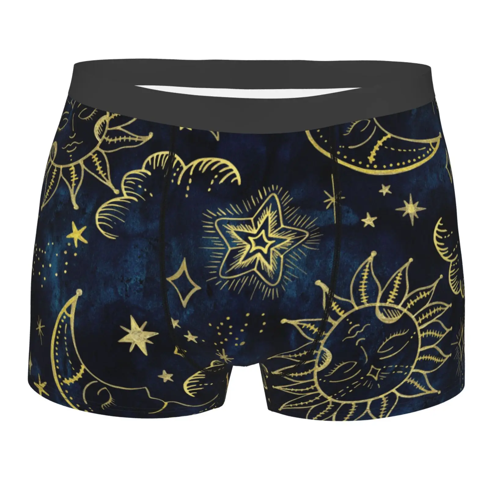 Psychedelic Sun Moon Starry Sky Pattern Underwear Men Breathbale Boxer Briefs Shorts Panties Soft Underpants for Homme
Psychedelic Sun Moon Starry Sky Pattern Underwear Men Breathbale Boxer Briefs Shorts Panties Soft Underpants for Homme