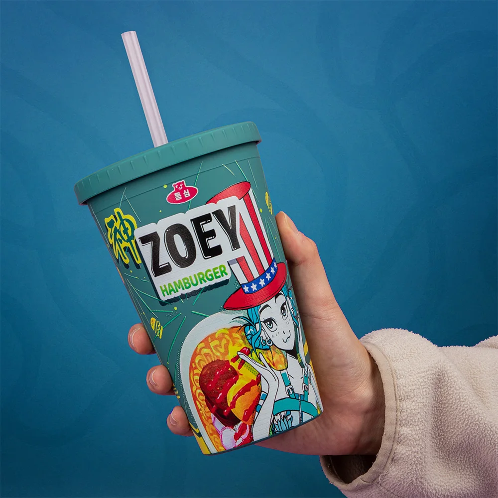 Kpop Demon Hunters Officially Licensed Straw Lid Cup Spill Proof Tumbler Lightweight Unbreakable Cup Zoey Collectible Design
Kpop Demon Hunters Officially Licensed Straw Lid Cup Spill Proof Tumbler Lightweight Unbreakable Cup Zoey Collectible Design