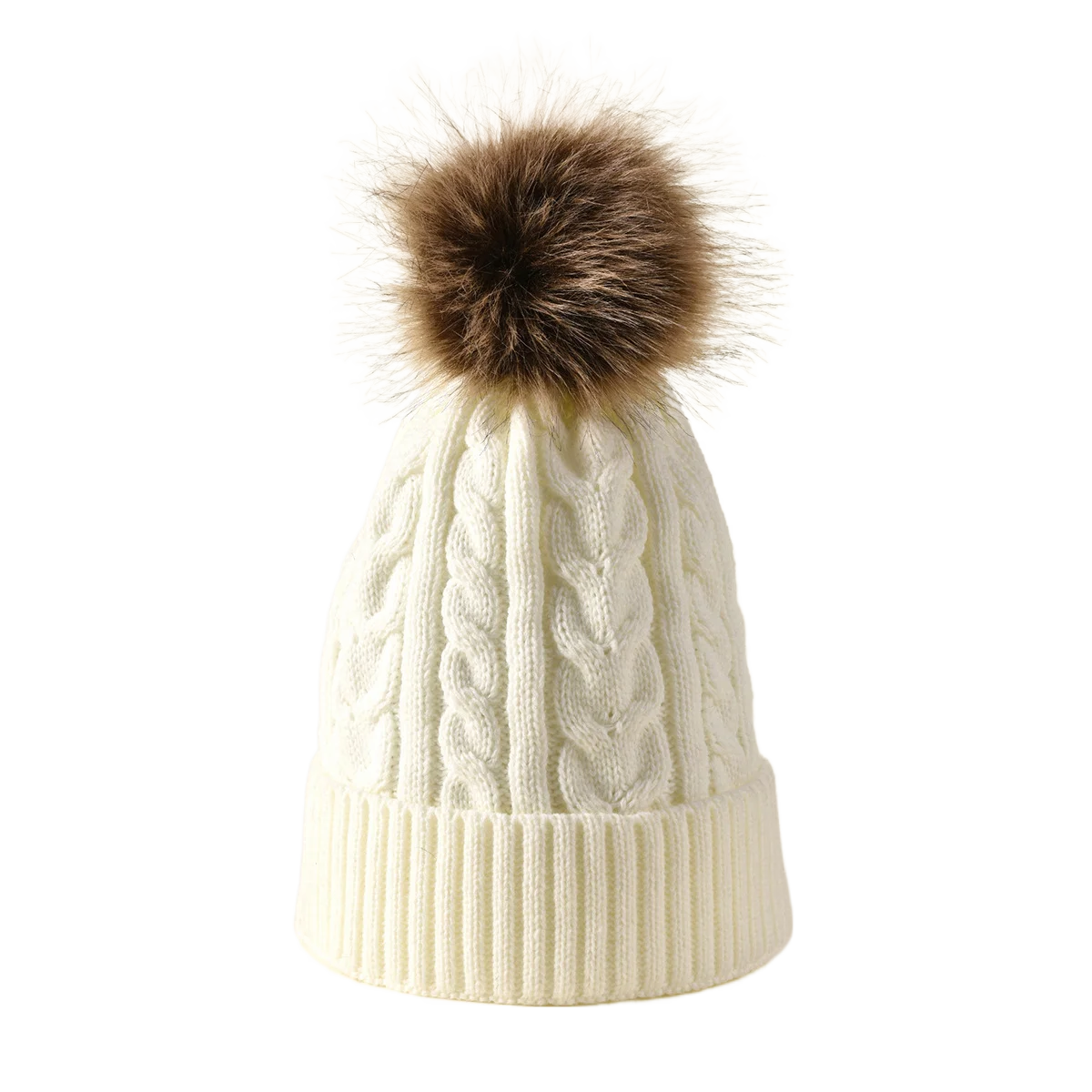 Warm Winter Beanie Caps for Women with Pompom Knitted Hat Soft Daily Ear Protection Casual Skullies Outdoor
Warm Winter Beanie Caps for Women with Pompom Knitted Hat Soft Daily Ear Protection Casual Skullies Outdoor