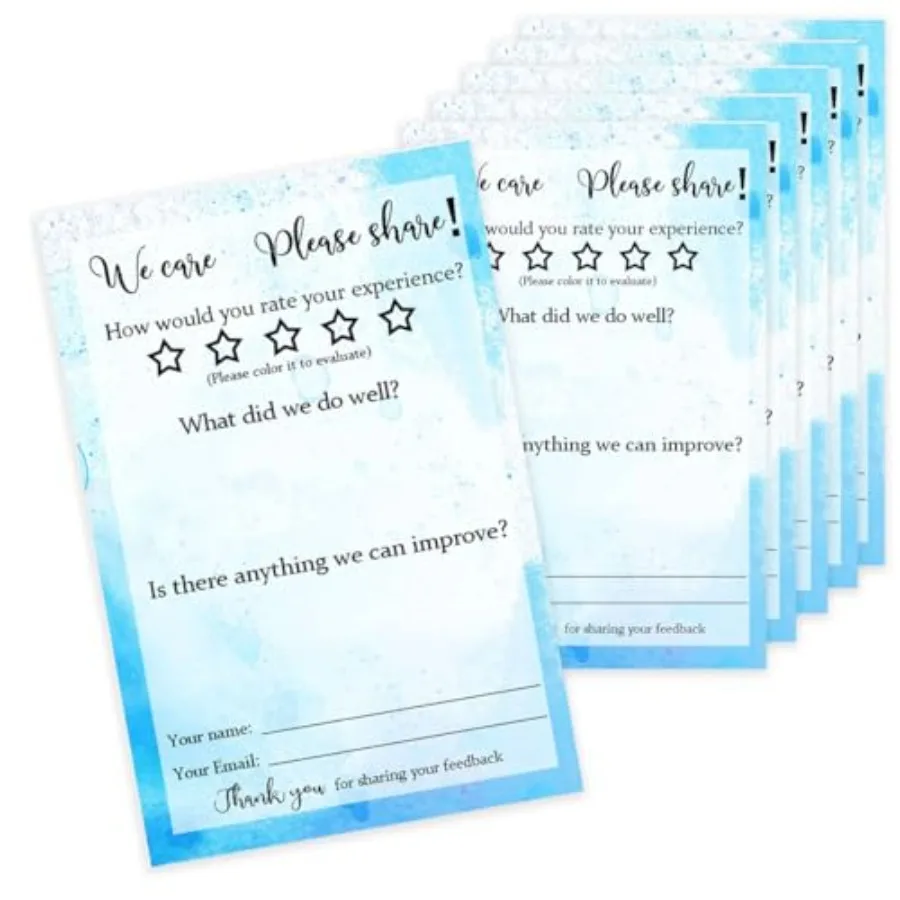 100 Suggestion Box Cards Comment Cards 4x6 Inch Blank Suggestion Forms for Customer Feedback, Comment, Improvement for Small Bu
100 Suggestion Box Cards Comment Cards 4x6 Inch Blank Suggestion Forms for Customer Feedback, Comment, Improvement for Small Bu