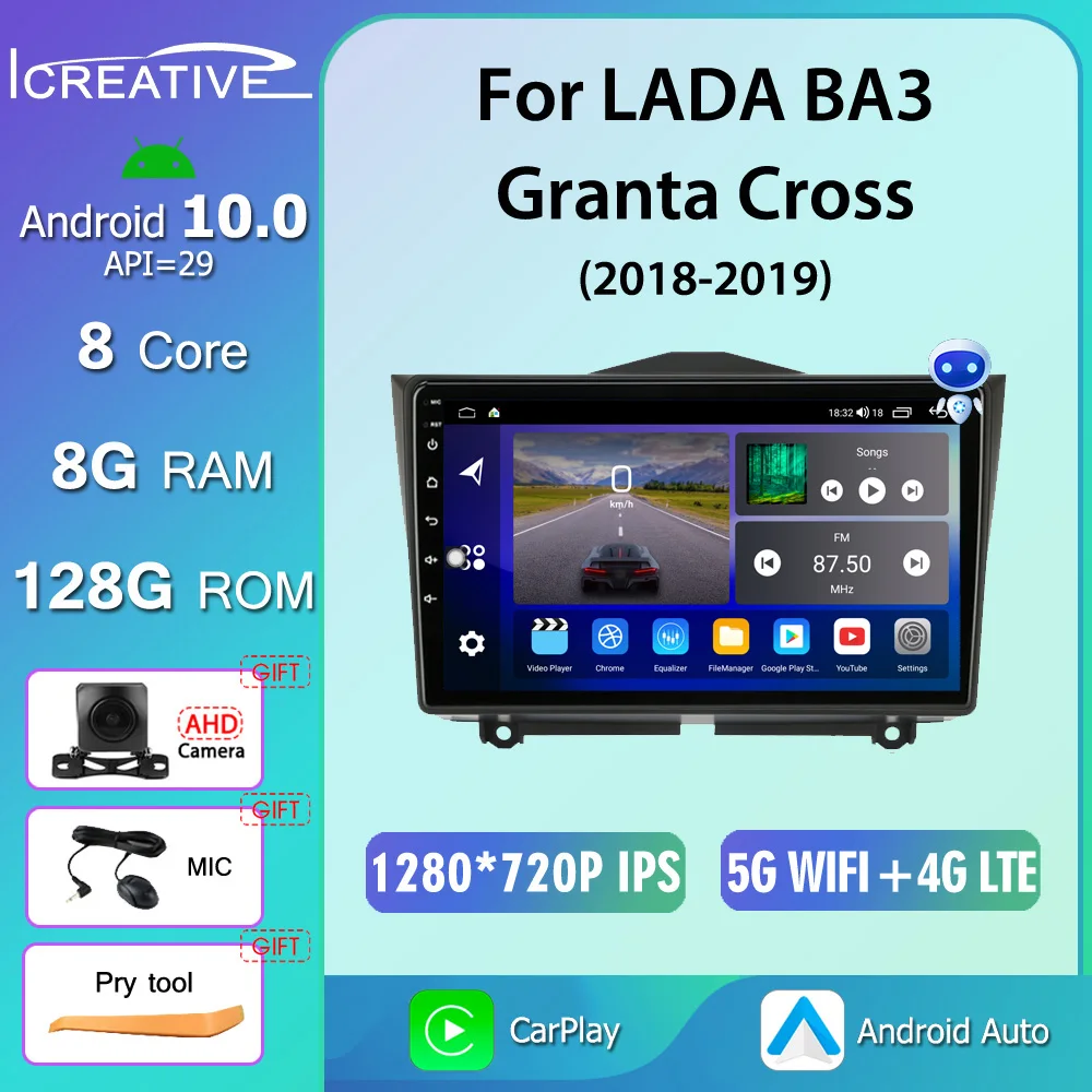 2 Din Android 10 автомобильное стерео радио GPS навигация мультимедийный видеоплеер CarPlay экран QLED для LADA BA3 Granta Cross 2018 2019
2 Din Android 10 автомобильное стерео радио GPS навигация мультимедийный видеоплеер CarPlay экран QLED для LADA BA3 Granta Cross 2018 2019