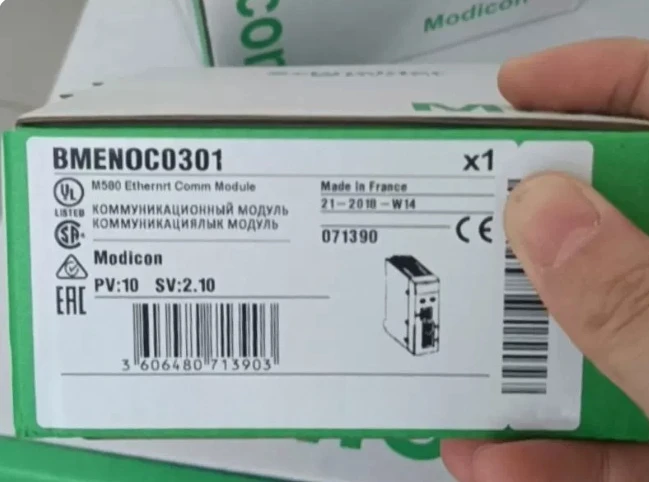BMENOC0301 M580 Ethernet Module - 3 Port FactoryCast Ethernet Communication
BMENOC0301 M580 Ethernet Module - 3 Port FactoryCast Ethernet Communication