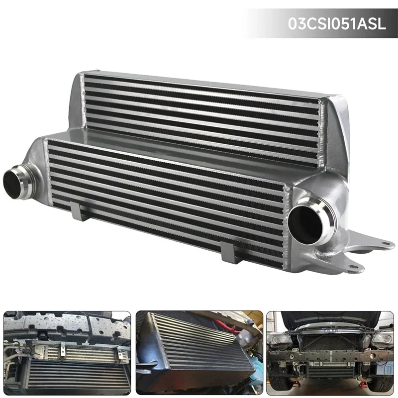 Tuning Intercooler For BMW 04-10 E60 E61 E63 E64 525d 530d 535d 635d Black/Silver
Tuning Intercooler For BMW 04-10 E60 E61 E63 E64 525d 530d 535d 635d Black/Silver