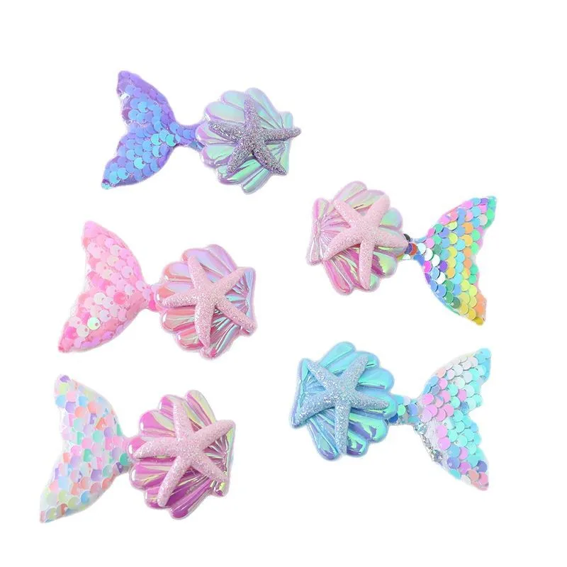 Cartoon Cute Mermaid Sequined Tail Fishtail Hairpin Children Hair Accessories DIY Clothing Accessories Girl Gift Fresh and Sweet
Cartoon Cute Mermaid Sequined Tail Fishtail Hairpin Children Hair Accessories DIY Clothing Accessories Girl Gift Fresh and Sweet