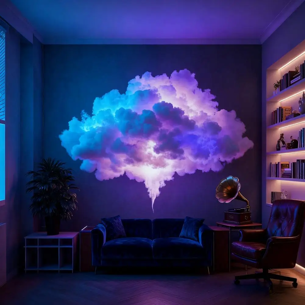 Color Changing Cloud Lamp Thunder Cloud Lamp with Bluetooth Music Sync Led Sound Activated Color Changing Light 3d Storm Cotton
Color Changing Cloud Lamp Thunder Cloud Lamp with Bluetooth Music Sync Led Sound Activated Color Changing Light 3d Storm Cotton