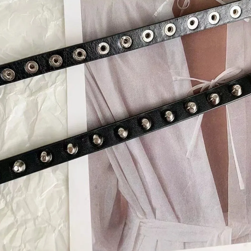 Cowboy Style Thin Women's Rivet Belt Double Loop Extra Long Leather Waist Belt Gothic Black Dress Jeans Belt Spicy Girls
Cowboy Style Thin Women's Rivet Belt Double Loop Extra Long Leather Waist Belt Gothic Black Dress Jeans Belt Spicy Girls