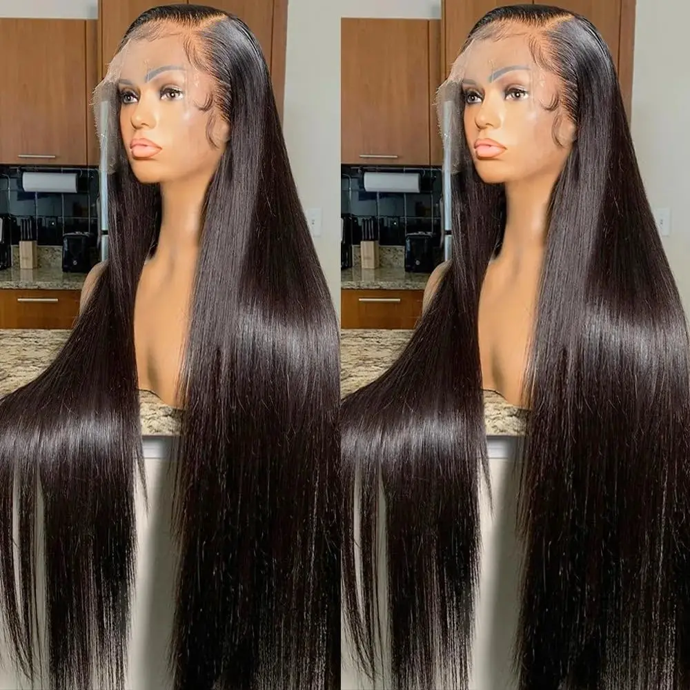 32 34 36 Human Hair 360 Lace Frontal Wigs Brazilian lace Closure Wig 13x4 13x6 HD Transparent Straight Lace Front Wigs
32 34 36 Human Hair 360 Lace Frontal Wigs Brazilian lace Closure Wig 13x4 13x6 HD Transparent Straight Lace Front Wigs
