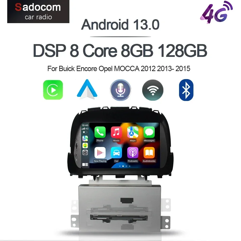 720P PX6 2 din Android 12.0 8 Core 8G+256GB ROM Car DVD Player GPS autoradio BT 5.0 For Buick Encore Opel MOCCA 2012 2013- 2015
720P PX6 2 din Android 12.0 8 Core 8G+256GB ROM Car DVD Player GPS autoradio BT 5.0 For Buick Encore Opel MOCCA 2012 2013- 2015