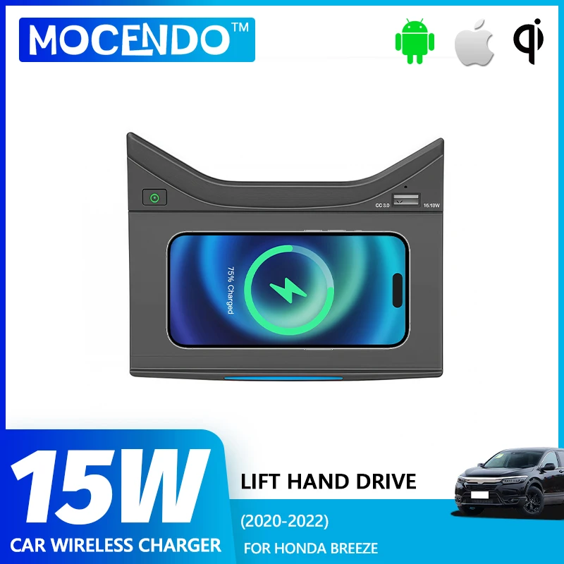 For Honda Breeze 2020-2022 Car Wireless Charger 15w Fast Cell Phone Wireless Charging Holder Adapter Car Interior Accessories
For Honda Breeze 2020-2022 Car Wireless Charger 15w Fast Cell Phone Wireless Charging Holder Adapter Car Interior Accessories