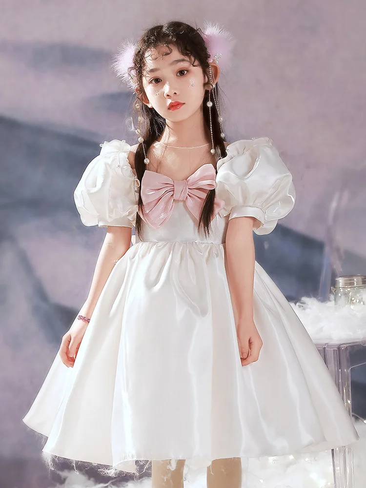 Evening Wedding Luxury Party Dress for Little Girls Pageant Princess Elegant Short Gown Kids Formal Special Events Satin Dresses
Evening Wedding Luxury Party Dress for Little Girls Pageant Princess Elegant Short Gown Kids Formal Special Events Satin Dresses