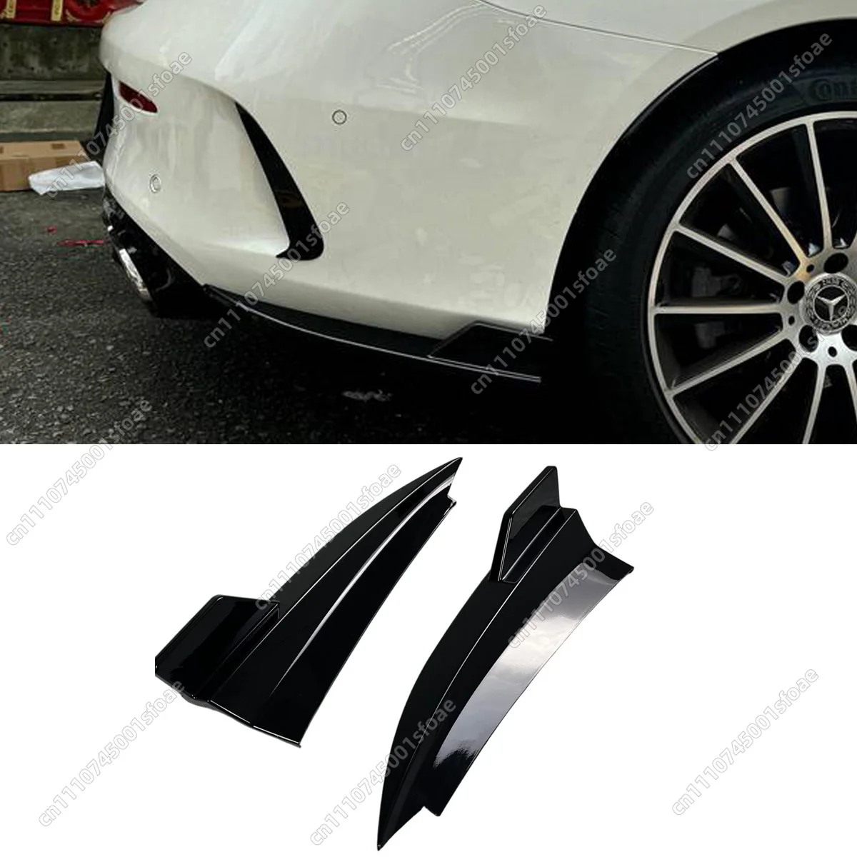 Rear Side Bumper Spoiler Protector Part For Mercedes-Benz C C205 C200 260 C43 C63 2015-2023 AMG Style High-quality ABS Tuning
Rear Side Bumper Spoiler Protector Part For Mercedes-Benz C C205 C200 260 C43 C63 2015-2023 AMG Style High-quality ABS Tuning