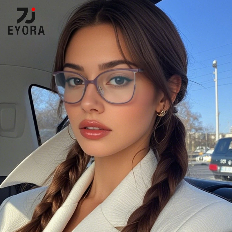 EYORA Fashion Ins Style Cat Eye Retro Reading Glasses Anti Blue Ray Myopia and Hyperopia Photochromic Prescription Eyewear Lens
EYORA Fashion Ins Style Cat Eye Retro Reading Glasses Anti Blue Ray Myopia and Hyperopia Photochromic Prescription Eyewear Lens