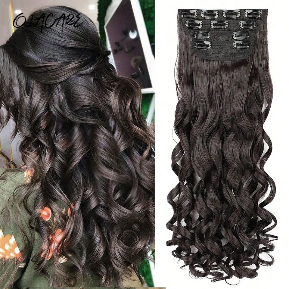 Long Roman Curly Hair Extensions Clip In Hair Extensions Thick Long Lace Weft Lightweight Synthetic Hairpieces For Women
Long Roman Curly Hair Extensions Clip In Hair Extensions Thick Long Lace Weft Lightweight Synthetic Hairpieces For Women